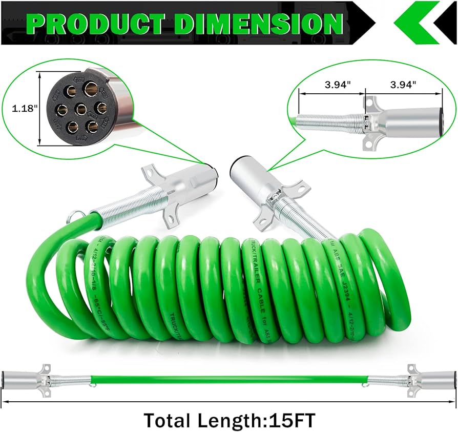 トレーラー用7芯ケーブル/ABSケーブル